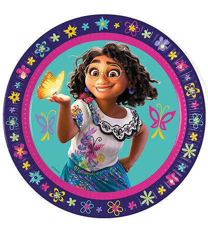 Decorata Party Pappteller - 8er-Pack - 23 cm - Encanto