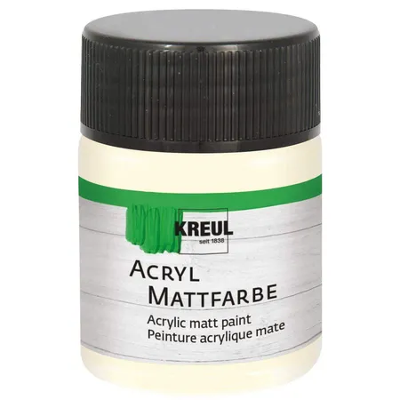 KREUL Acryl Mattfarbe Elfenbein 50 ml