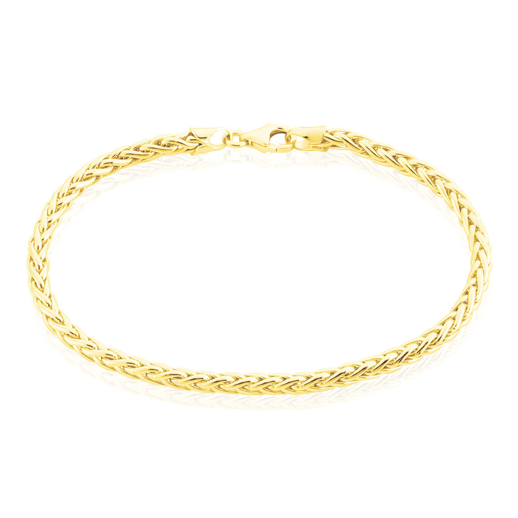 Bracelet Jayna Maille Palmier Or Jaune