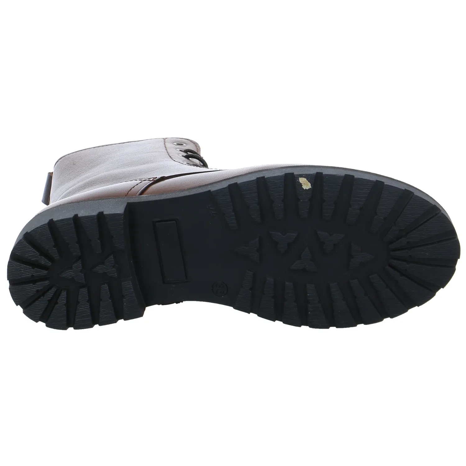 SCHUHENGEL Boot Braun Leder  mit Lammfellfutter