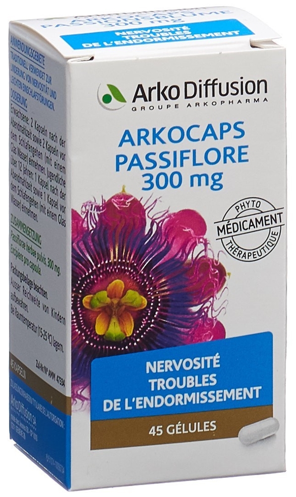 ARKOCAPS Passionsblume Kaps 300 mg pflanzlich Ds 45 Stk