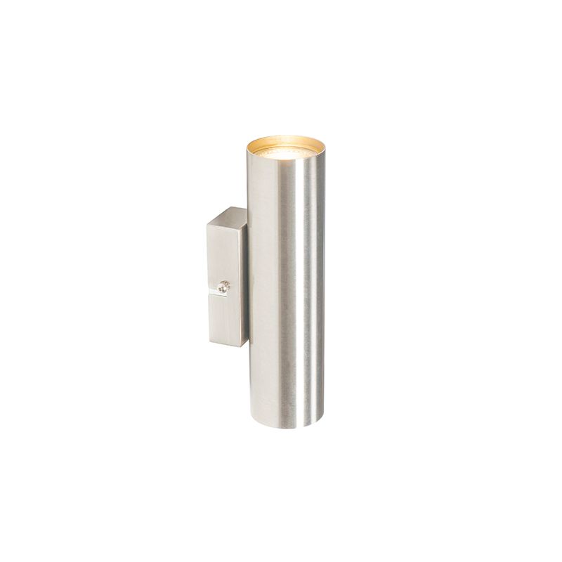 Moderne wandlamp staal 2-lichts - Jeana