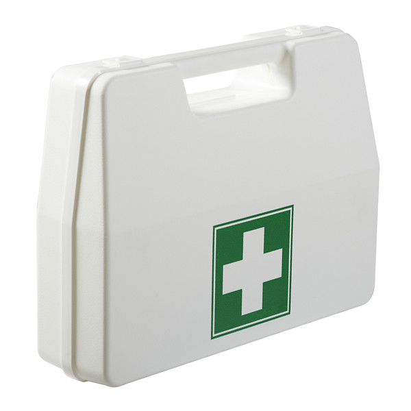 Mallette premiers secours avec fixation murale clinix - blanc