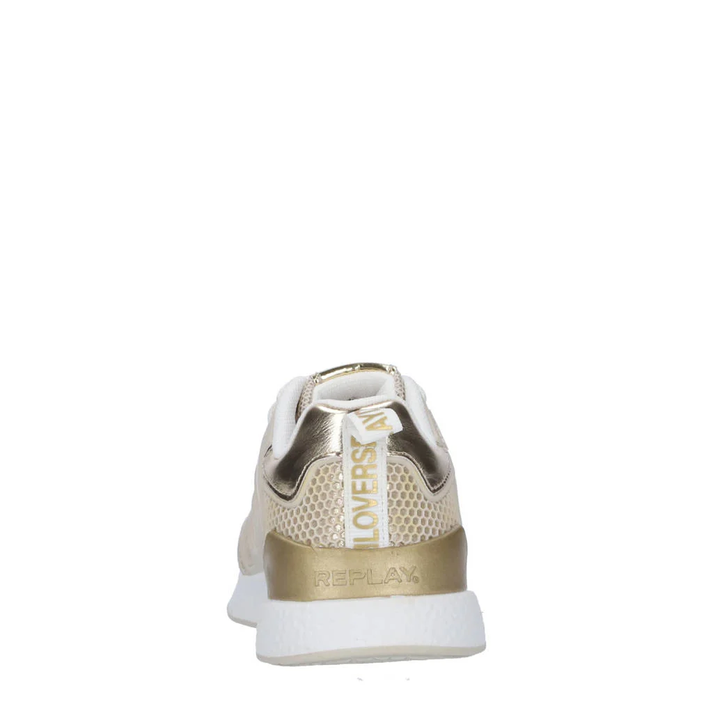 REPLAY Maze Jrsneakers beige/goud