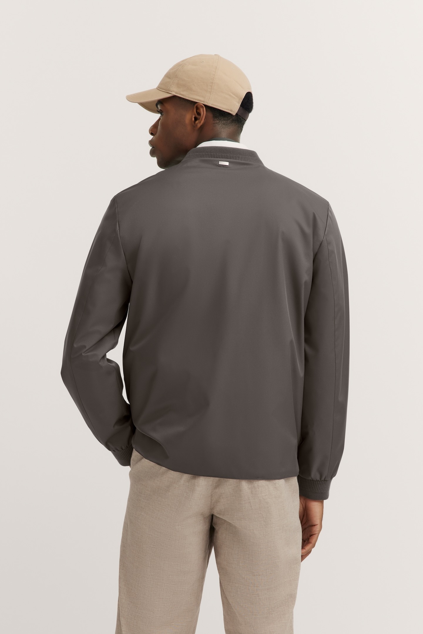 bugatti Blouson ohne Kapuze mit Collegekragen