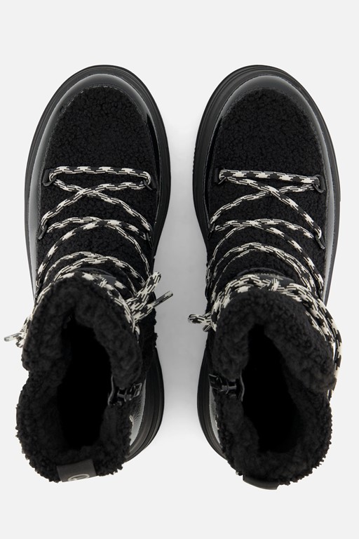 Tamaris Winterboots zwart Textiel
