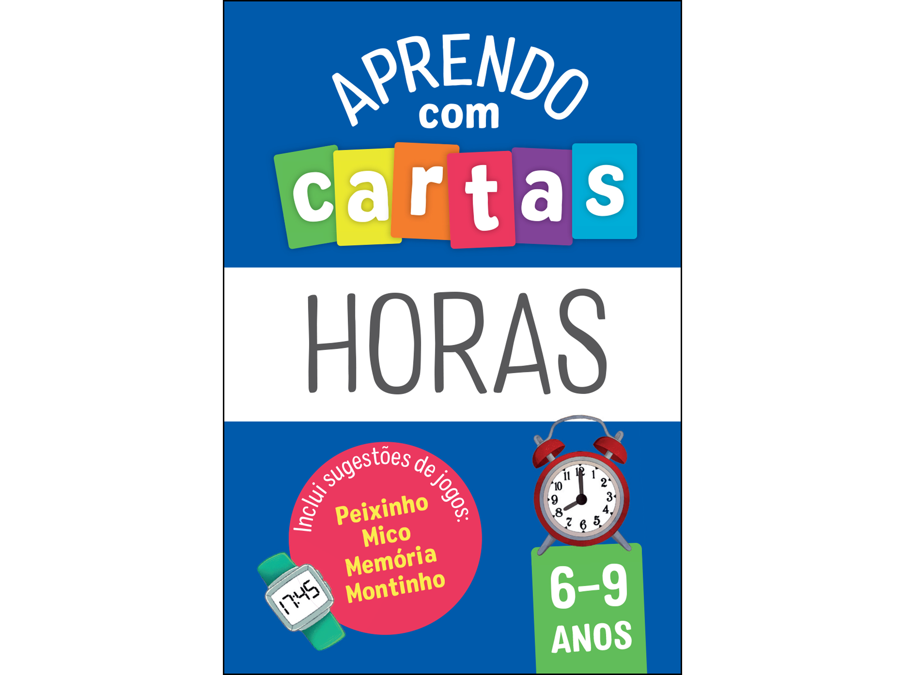 LIVRO APRENDO COM CARTAS - HORAS