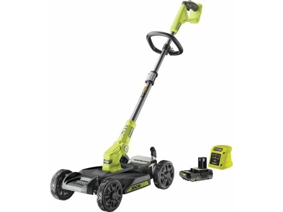 Cordless lawn mower-brush cutter RYOBI ONE  RY18LMC30A-120, 18 V, 2.0 Ah, 30 cm