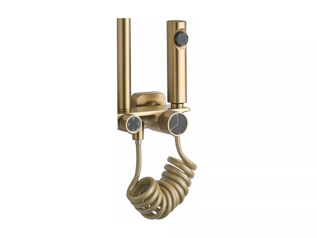 Kit De Douche Rea Helix 0 Brush Gold