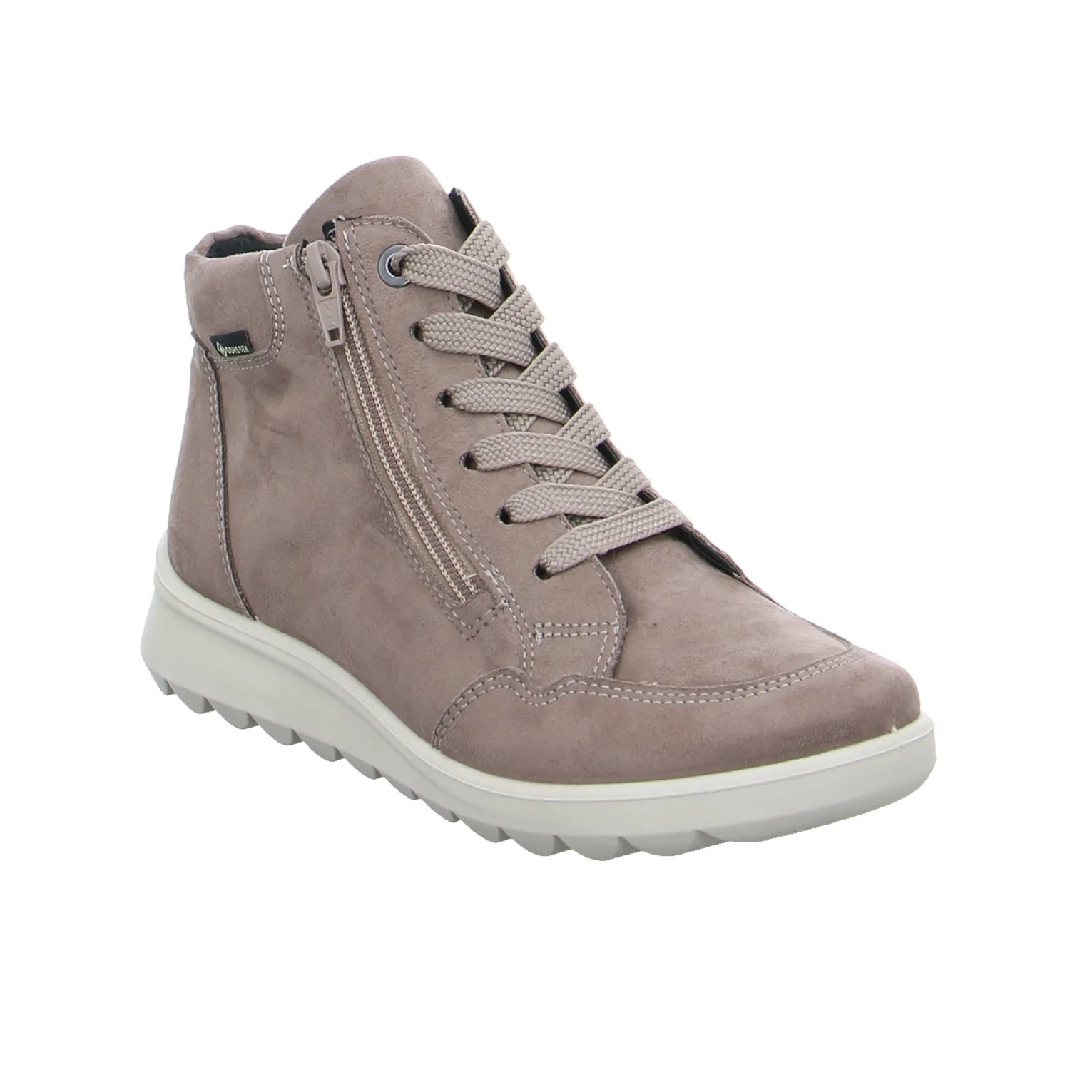 ARA Comfort-Mid Cut Beige Lederimitat