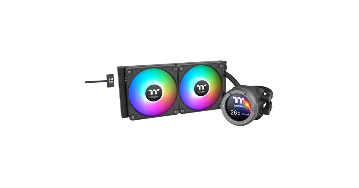 ThermaltakeTH280 V2 Ultra EX ARGB Sync All-In-One Liquid Cooler waterkoeling  (Zwart)