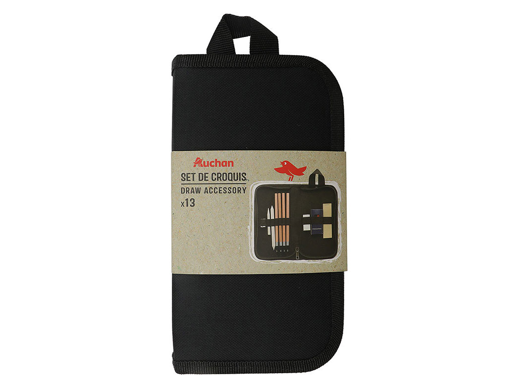 CONJUNTO PARA DESENHO AUCHAN COM ESTOJO