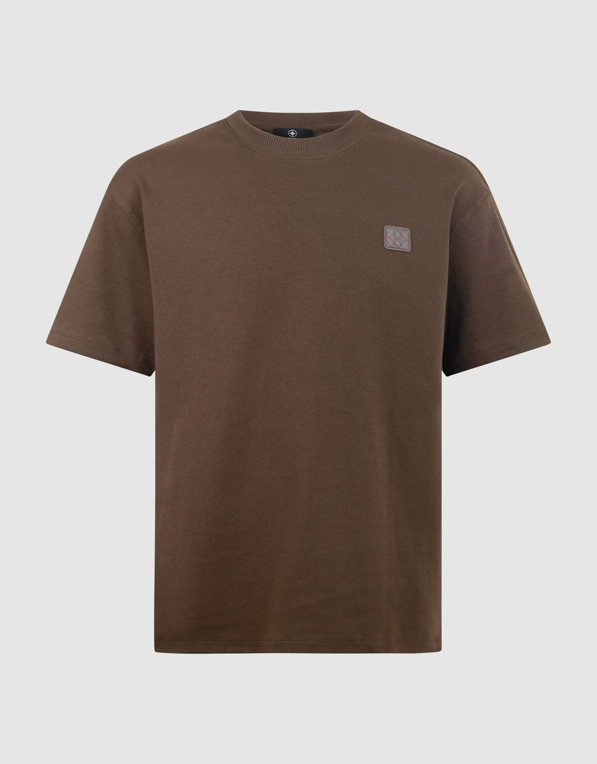 Spark Label T-shirt Donkerbruin