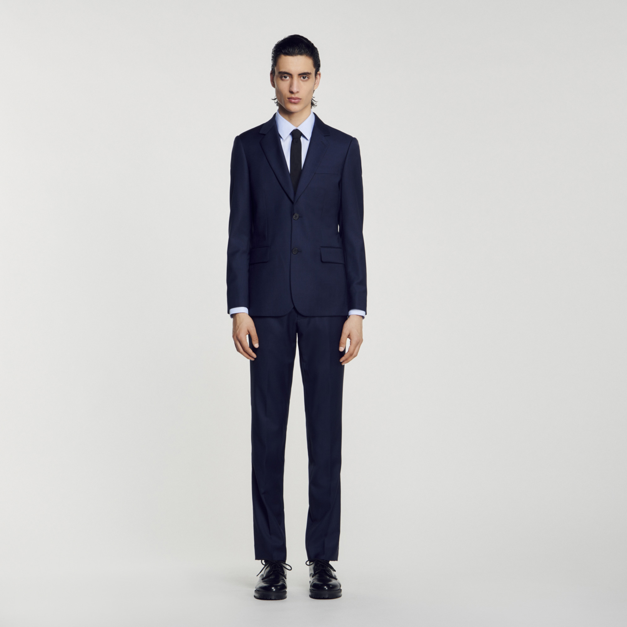 Veste de costume en laine vierge