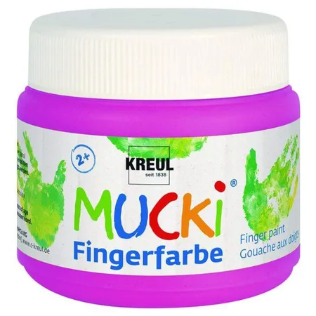 MUCKI Fingerfarbe Quietsch-Pink 150 ml