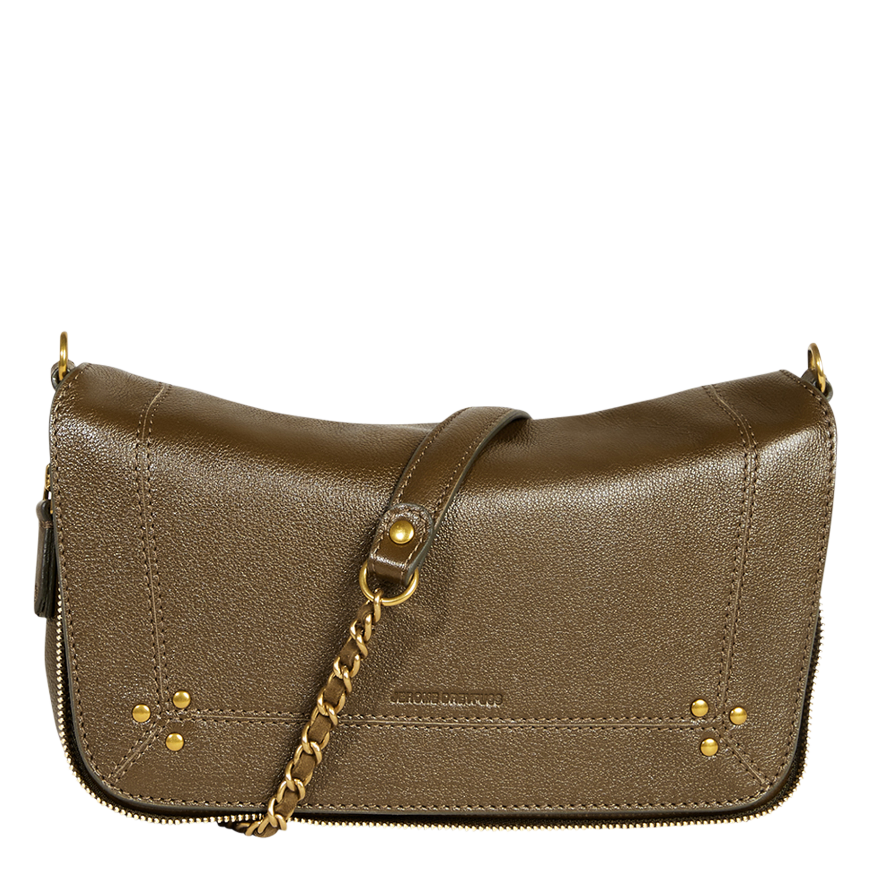 BOBI S - Sac bandoulière en cuir | Kaki