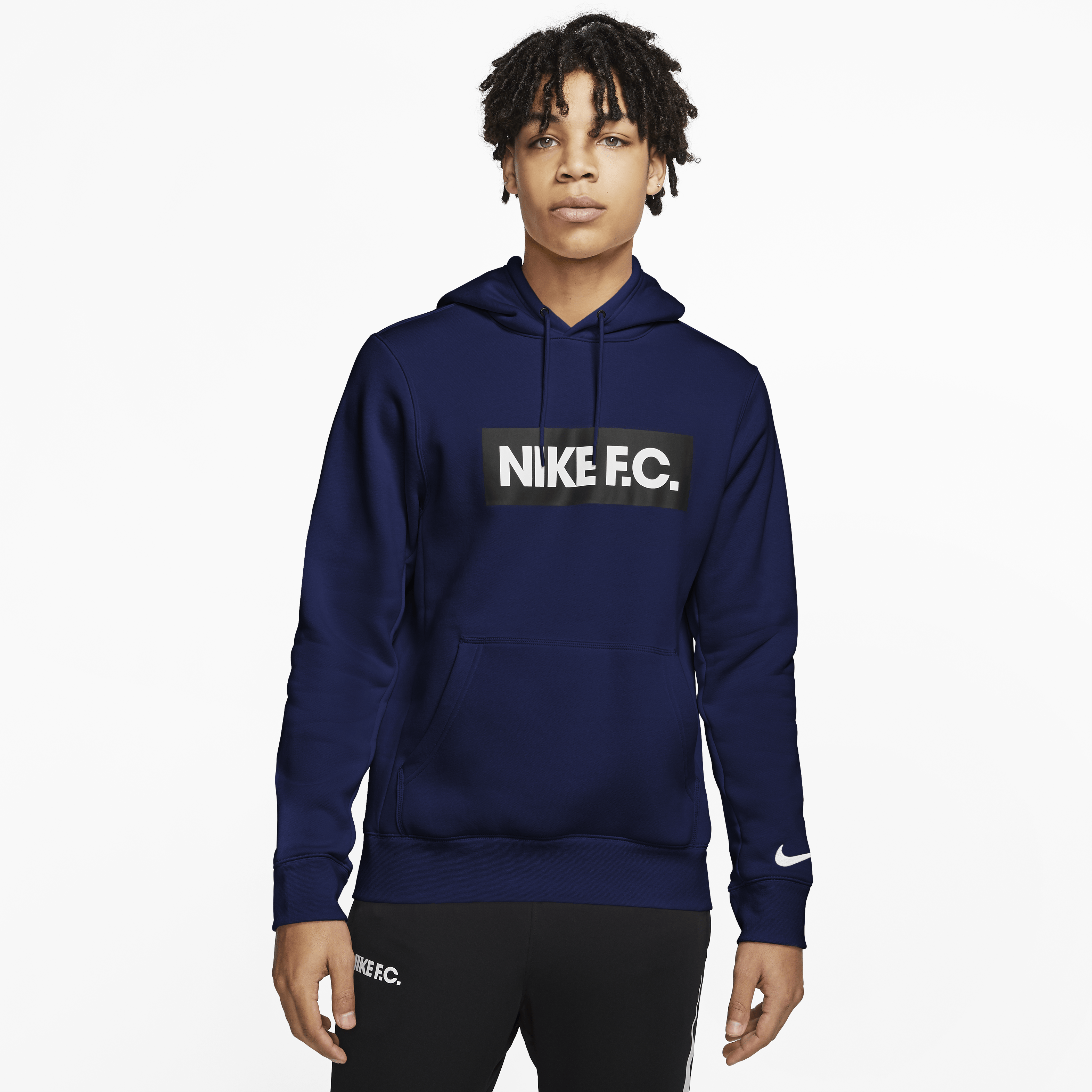 Nike F.C. Fleece Hoody Blau F492