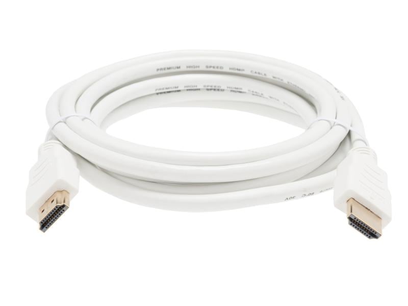 Swisscom Kabel HDMI - HDMI, 3 m Anschlusskabel, 3 m, weiss