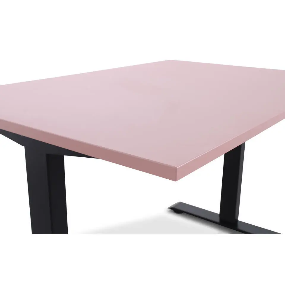 MRC EASY Zit-Sta Bureau – Elektrisch Verstelbaar – 140x80 cm – Blad Dusty Rose