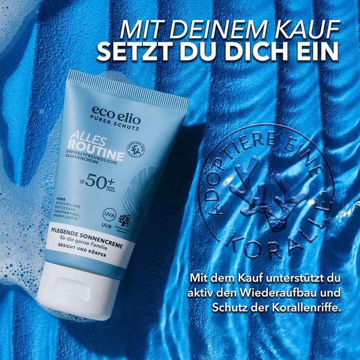 Eco Elio Alles Routine Sonnencreme LSF 50 + , 75 ml