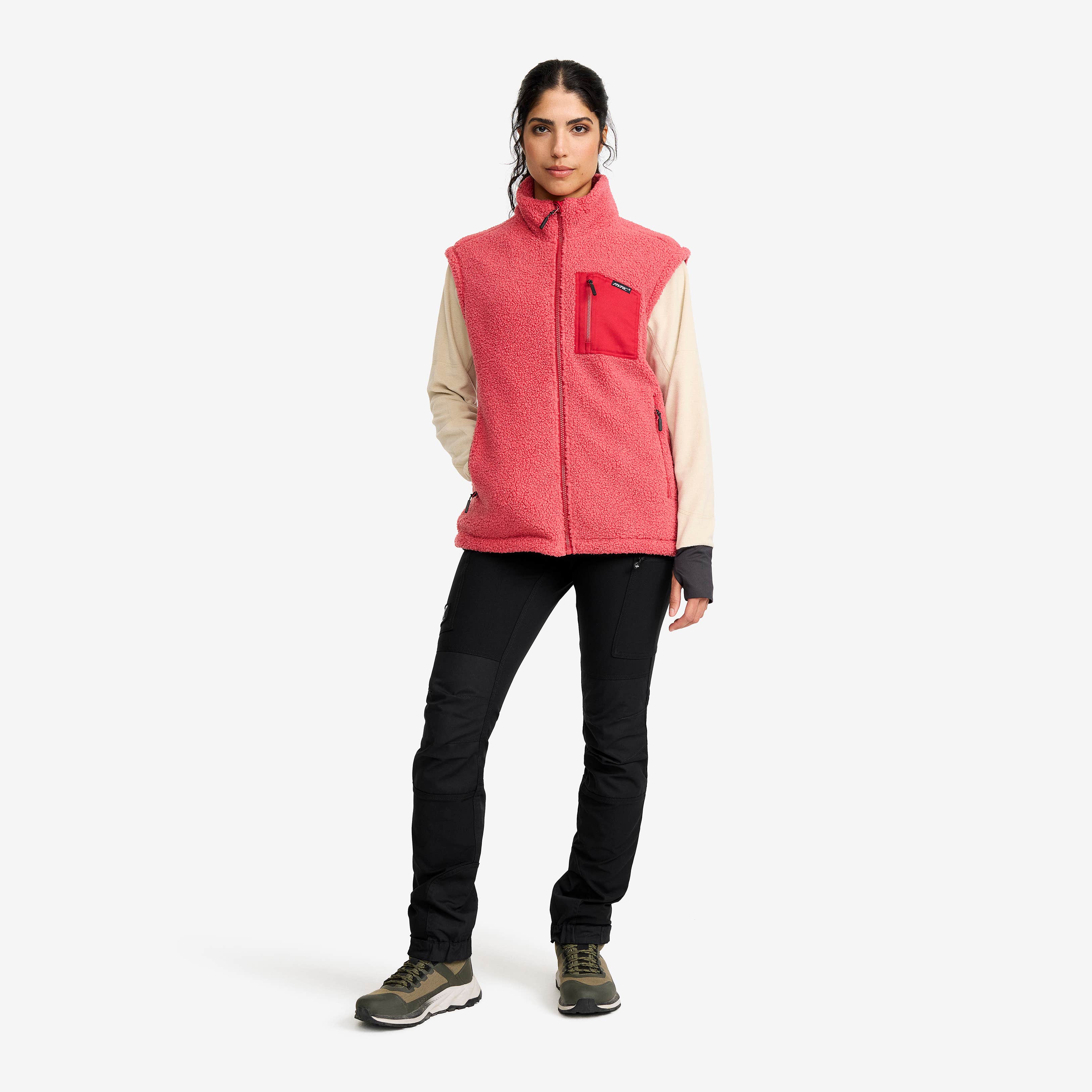Bigfoot Pile Vest Dame Holly Berry