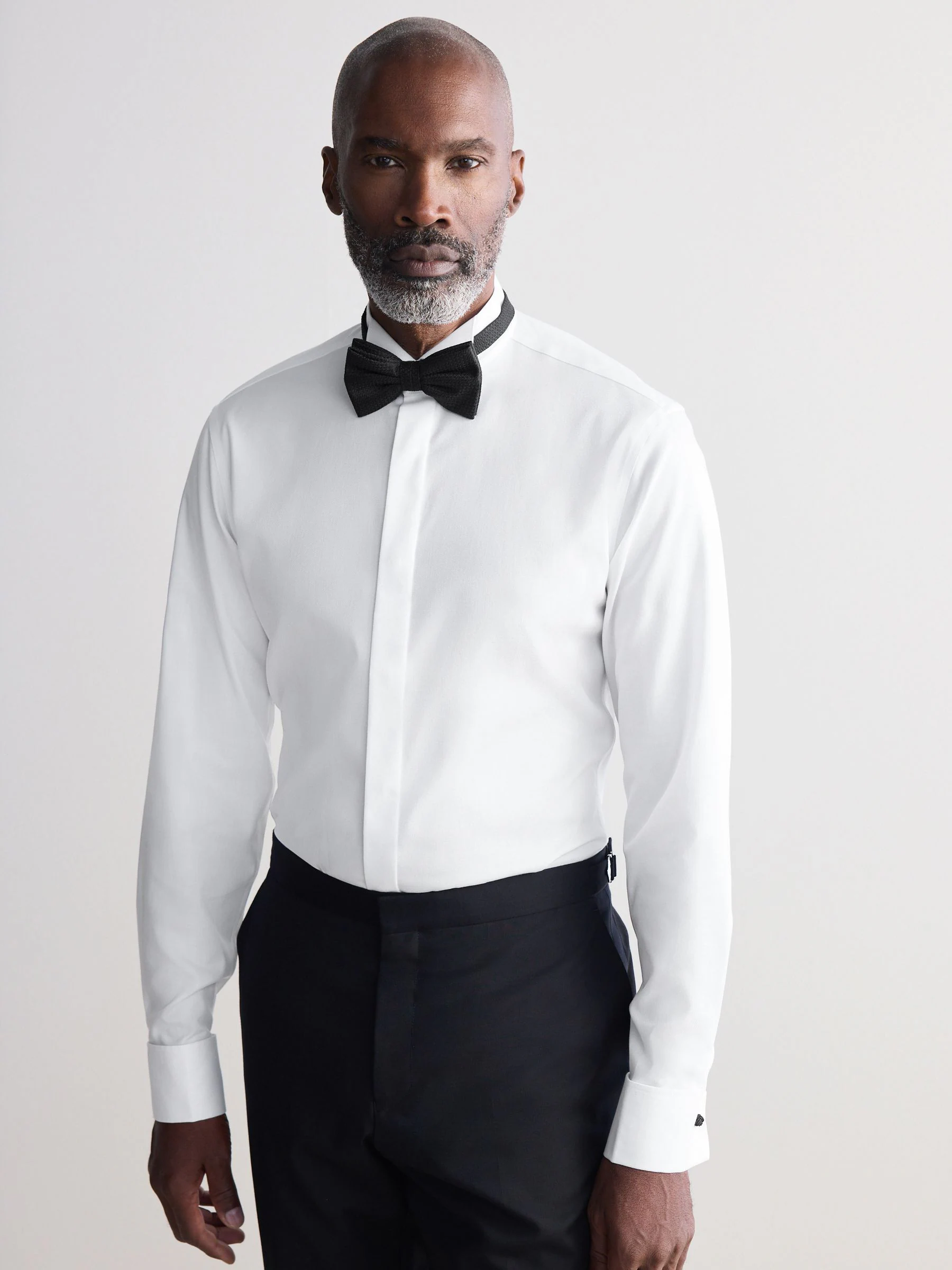 Wit - Signature Egyptian Cotton Shirt and Silk Bow Tie Set