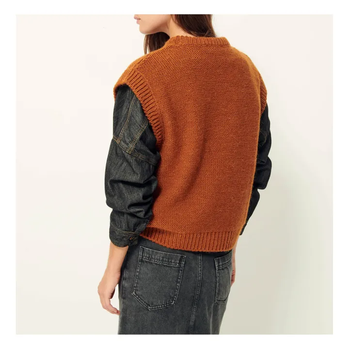 Sessùn Pull Sans Manches Opper Laine | Cuivre