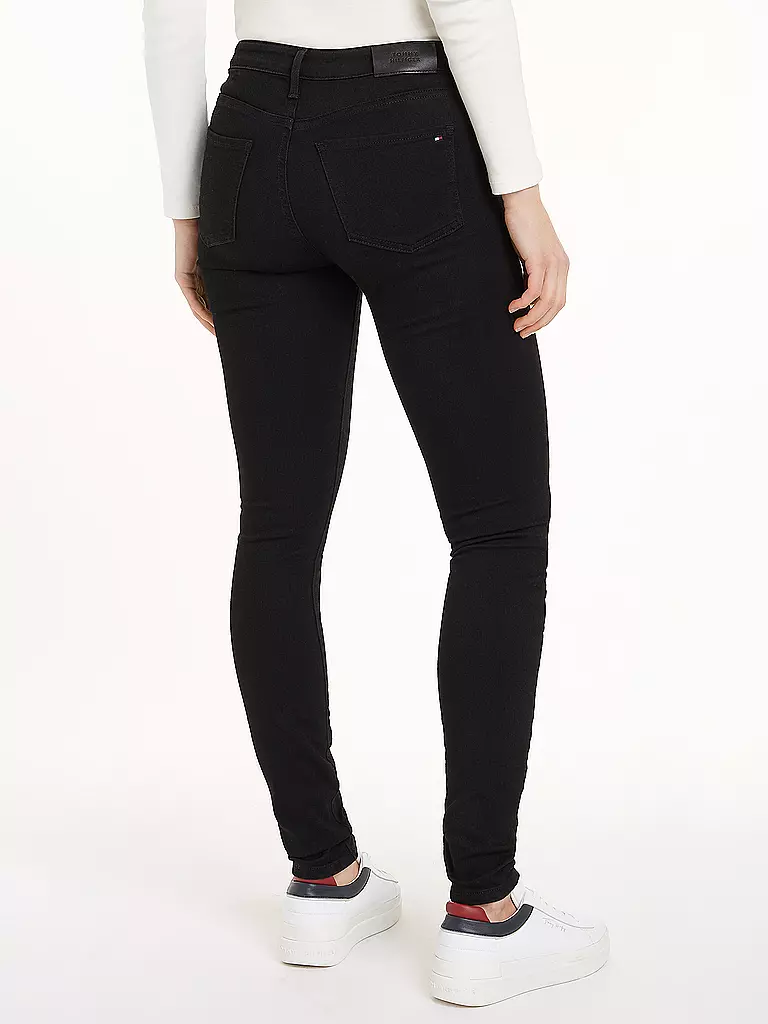 TOMMY HILFIGER Jeans Skinny Fit COMO schwarz