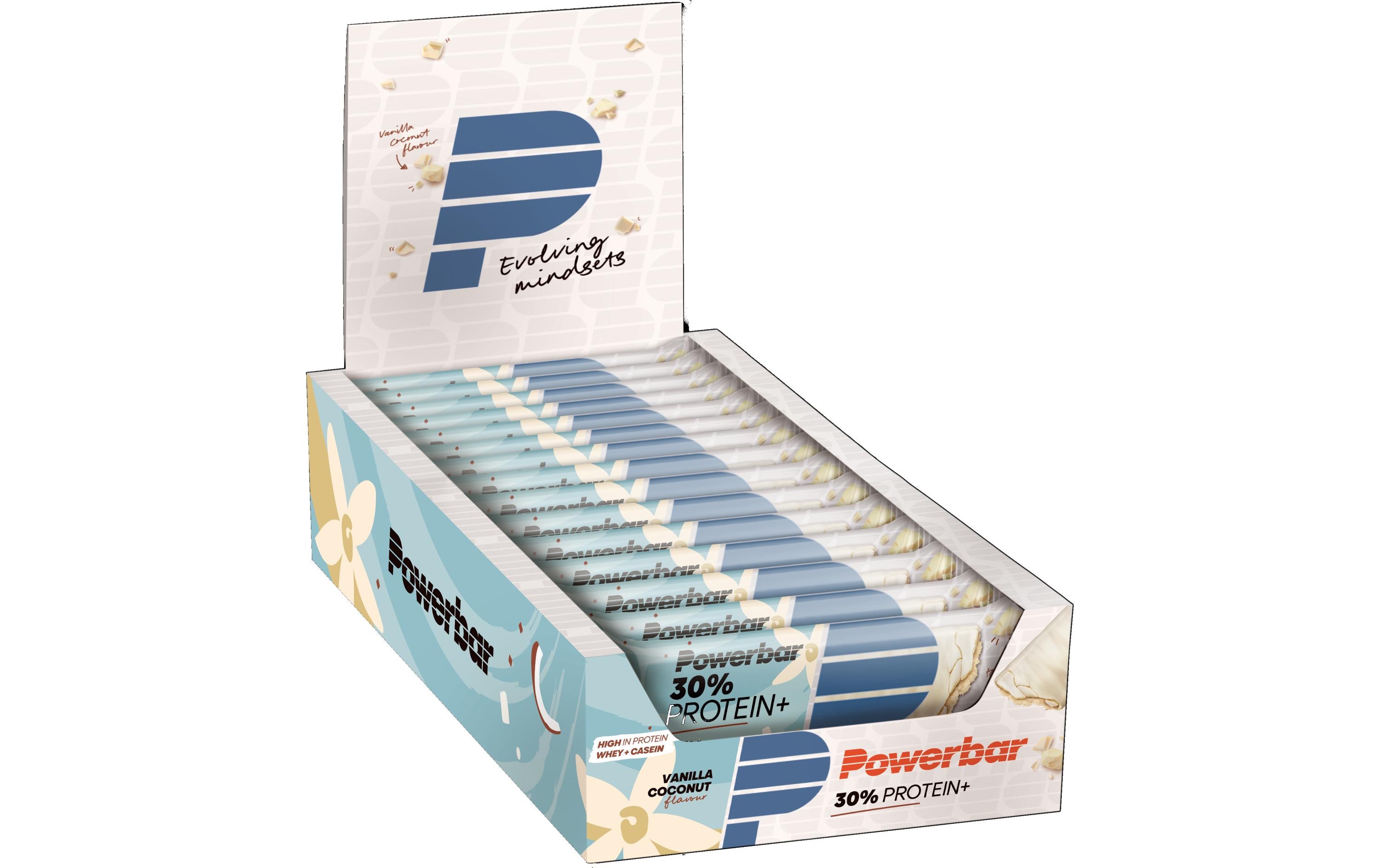 Riegel 30% Protein Plus Vanille-KokosVanille-Kokos Proteinriegel, Box mit 15 Riegel à 55 g