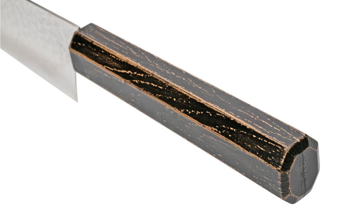 Sakai Takayuki Nanairo Kengata Black Gold 14600 gyuto 19 cm