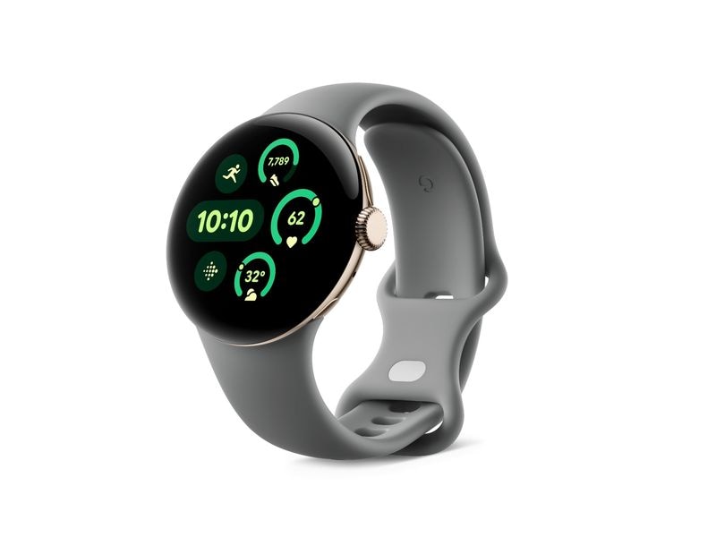 Google Pixel Watch 3 4G 41 mm Grau Schlanke Smartwatch mit erweitertem Gesundheits- und Schlaftracking