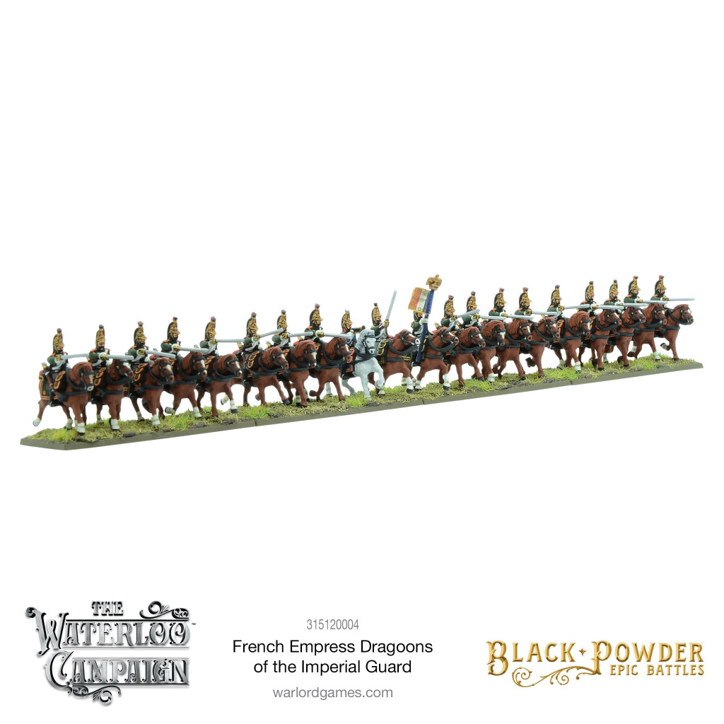 Black Powder - Epic Battles: Waterloo - French Empress Dragoons of the Imperial Guard
