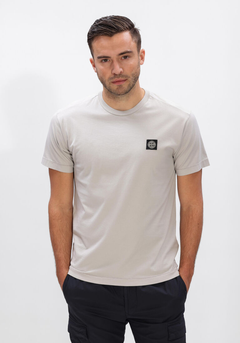 grijze stone island t-shirt ss t-shirt s0013