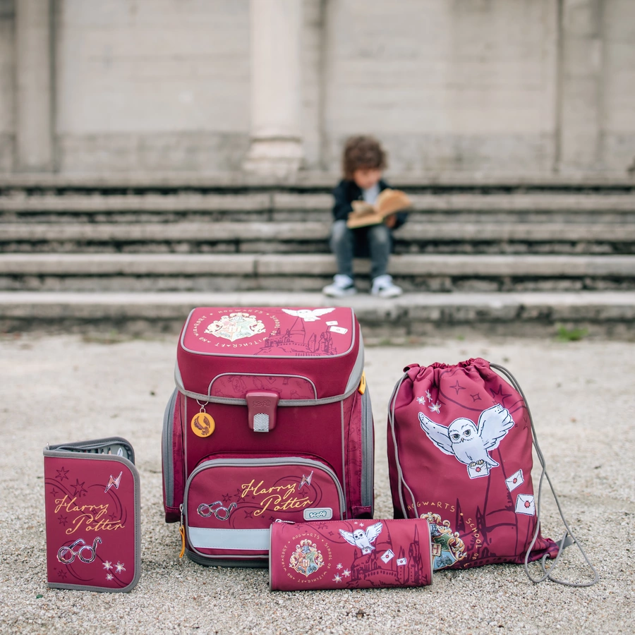 Scooli EasyFit Schulranzen-Set Harry Potter, 5-teilig