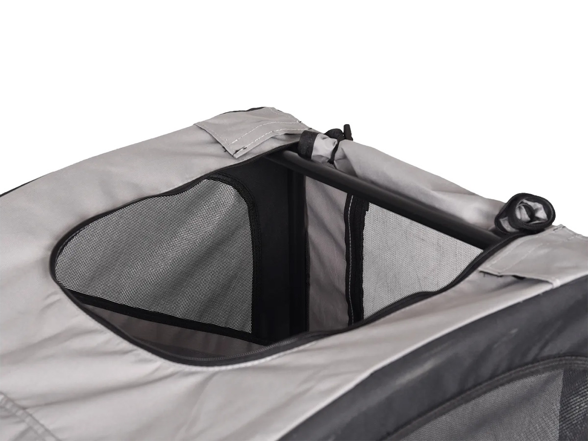 Flamingo Doggy Liner Juliette Grey hondenfietskar