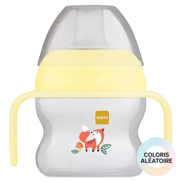 MAM Tasse à Bec Silicone Souple + Anses +4mois 150ml