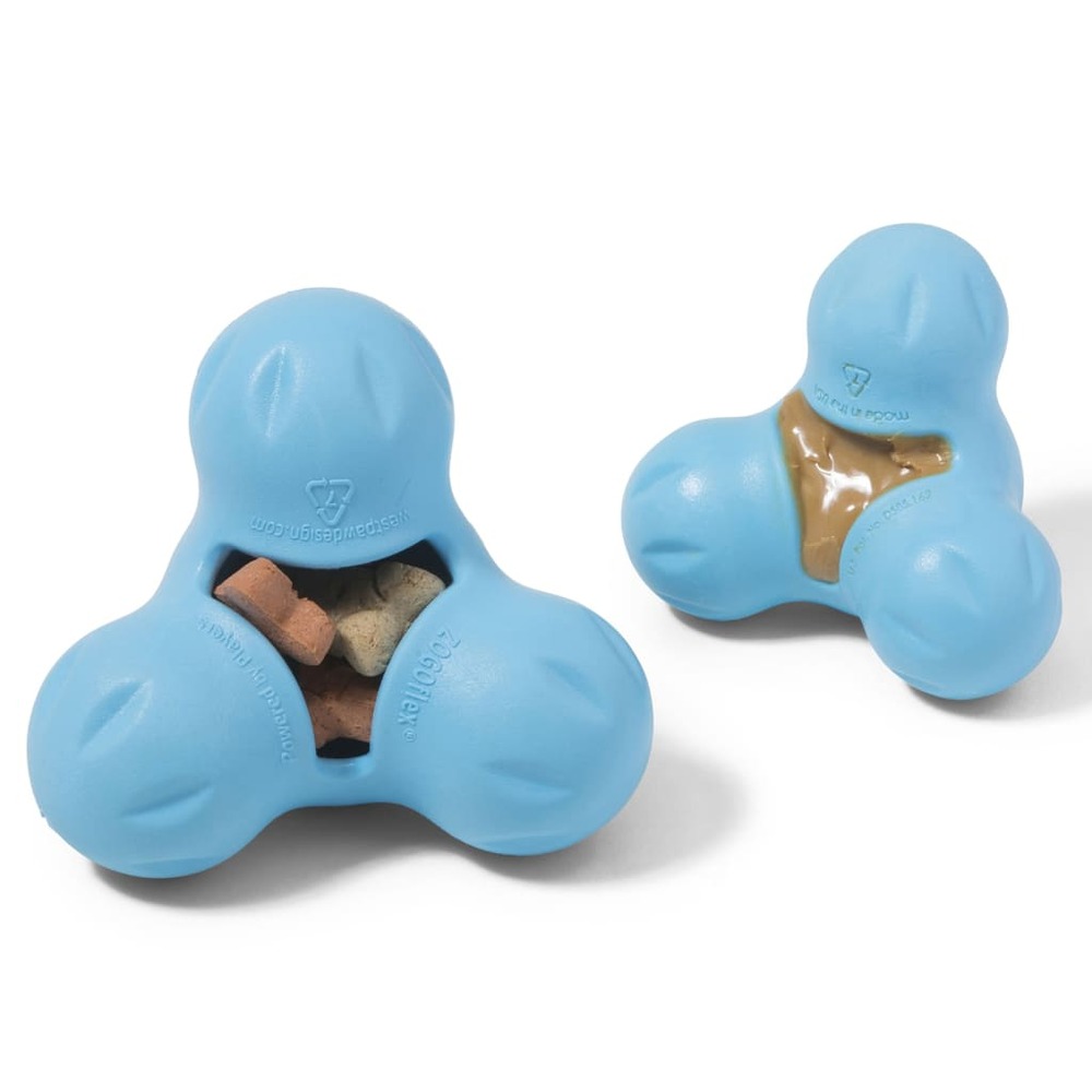 Jouet pour chiens avec zogoflex tux aqua bleu s