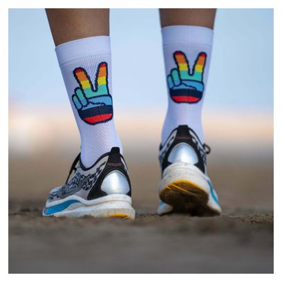 Chaussettes Sporcks Hands up Blanc / Multicolore