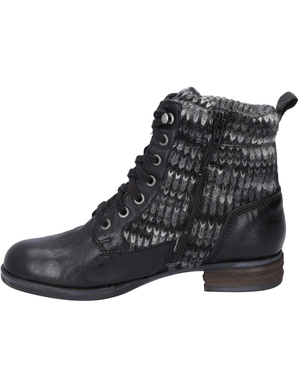 Stiefelette Sanja 17, schwarz-kombi