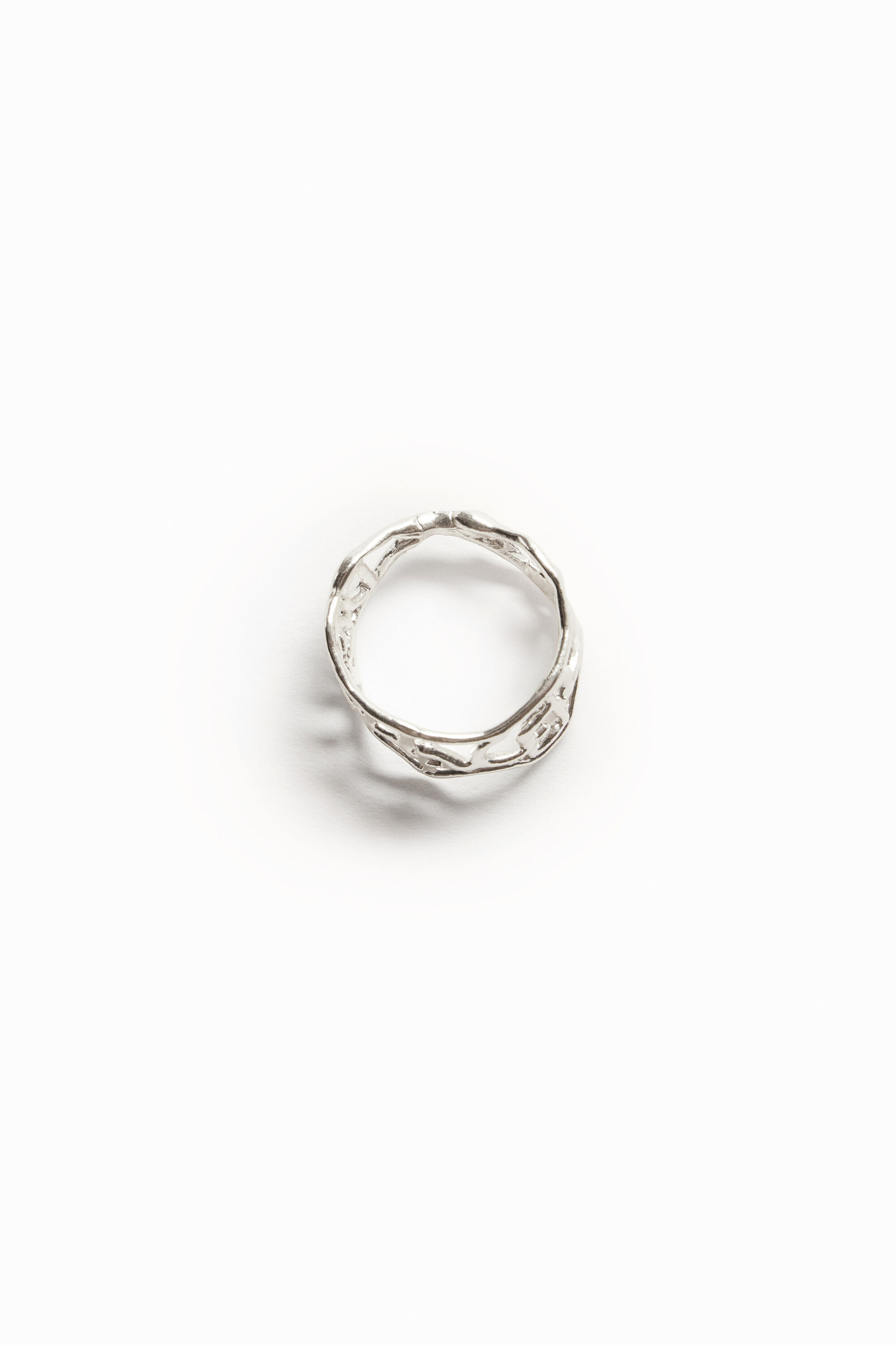 Bague message plaquée argent Zalio