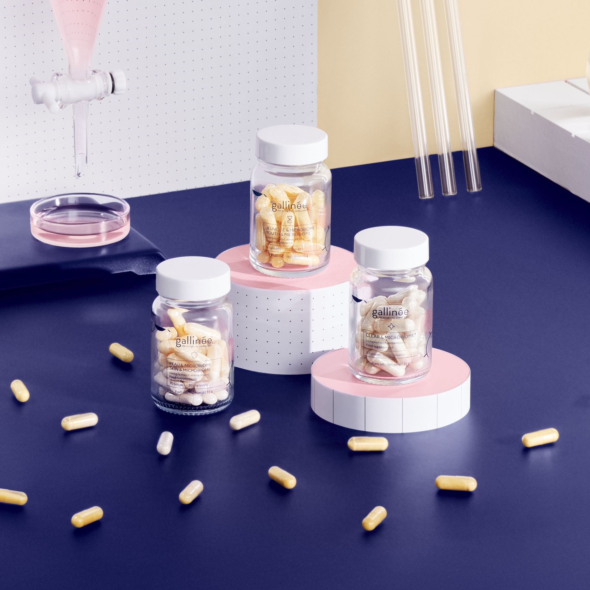 Gallinée Clear & Microbiome - Ein Supplement speziell für zu Akne neigender Haut