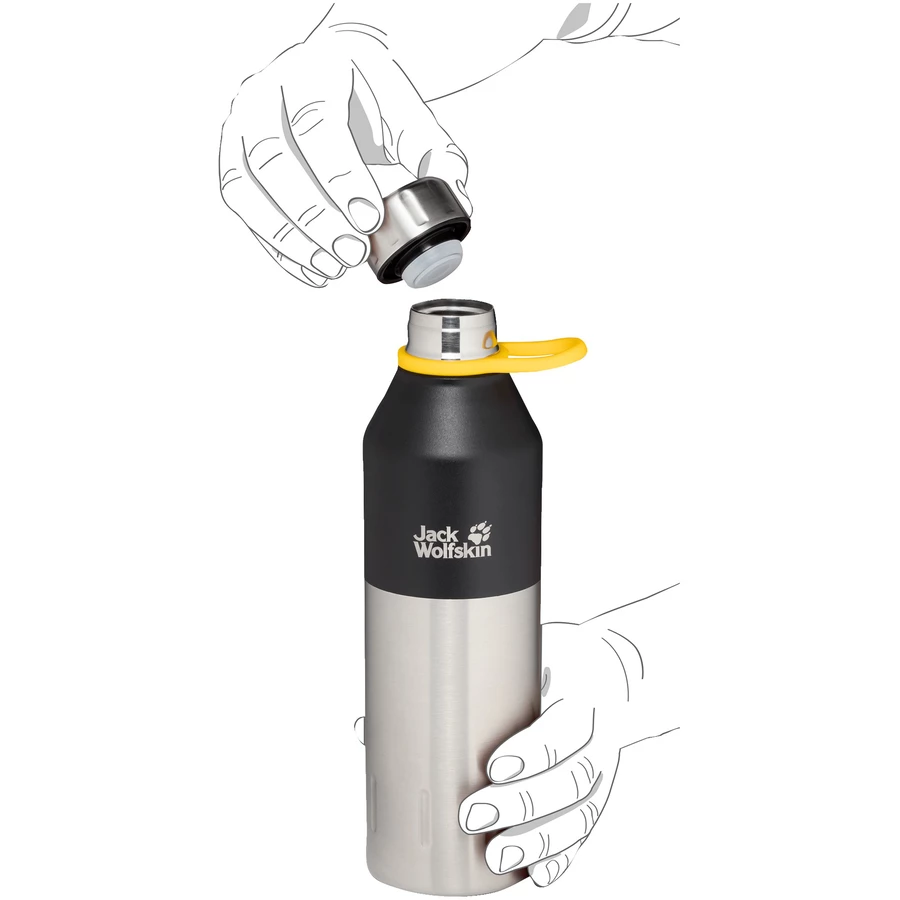 Jack Wolfskin Kole 500 ml - Trinkflasche black