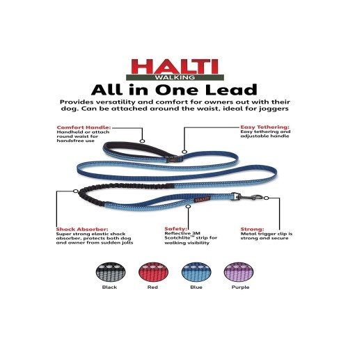 Guia Halti All-in-One Azul para Cães
