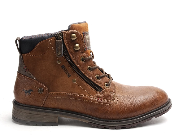 Mustang boots bottine homme 4140506 marron