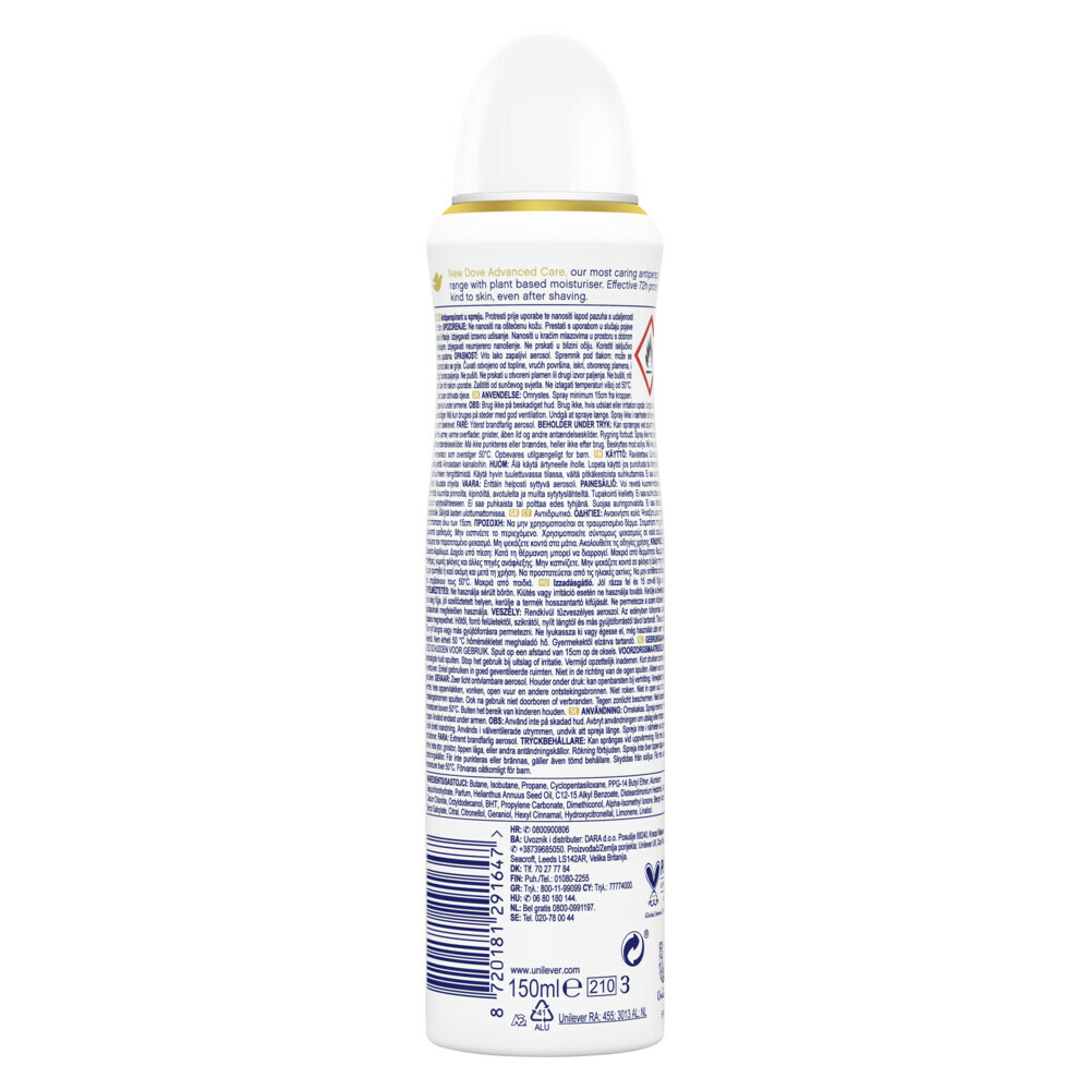 6x Dove Deodorant Spray Matcha & Sakura150 ml