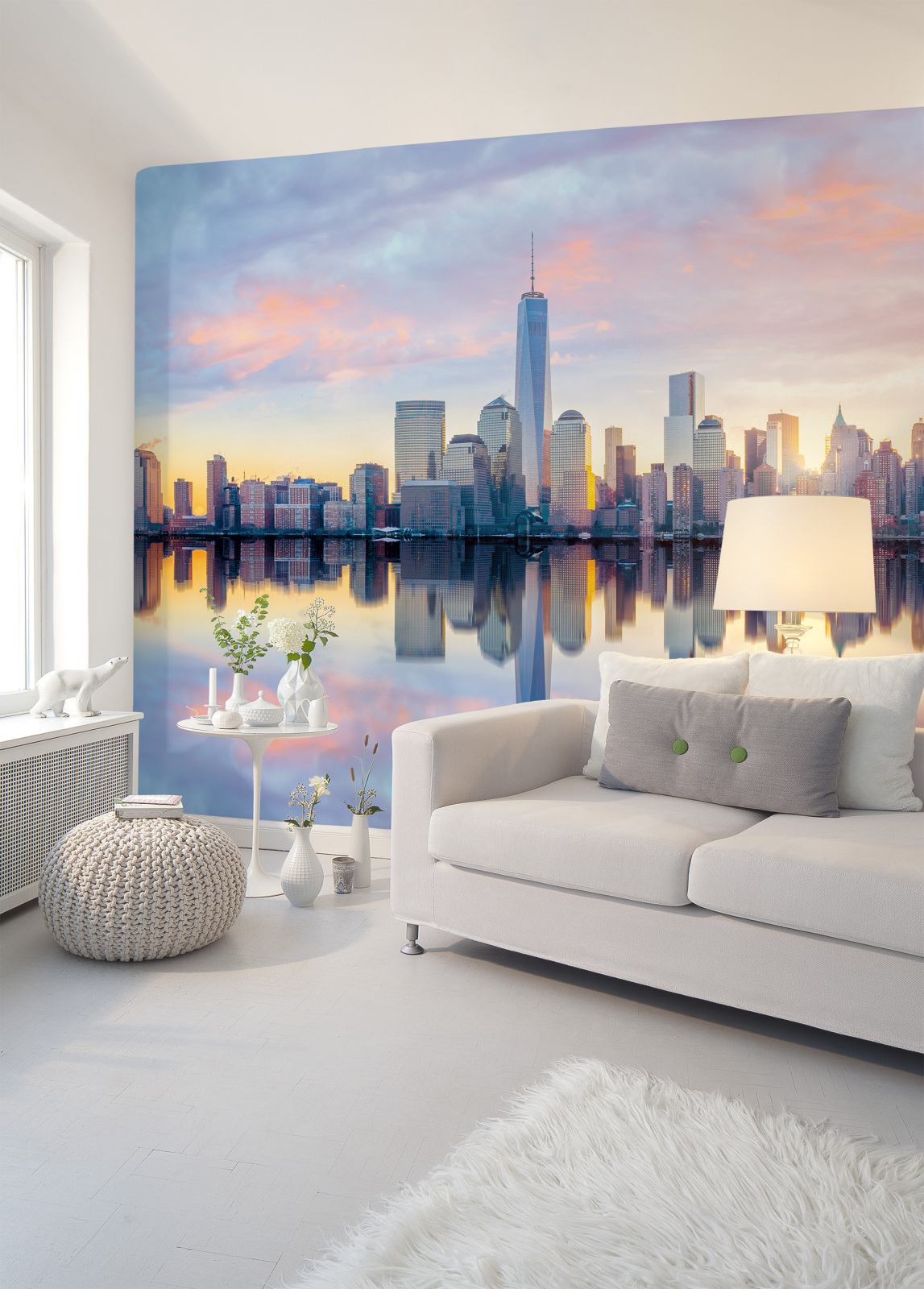 Fototapete DESIGNWALLS - blau-grau - New York - 2,55 Meter