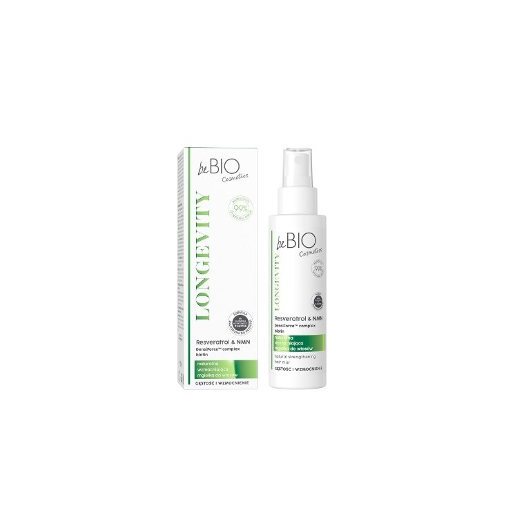 beBIO Ewa Chodakowska LONGEVITY Natürlicher regenerierender Haarnebel für Dichte und Stärkung, 100 ml
