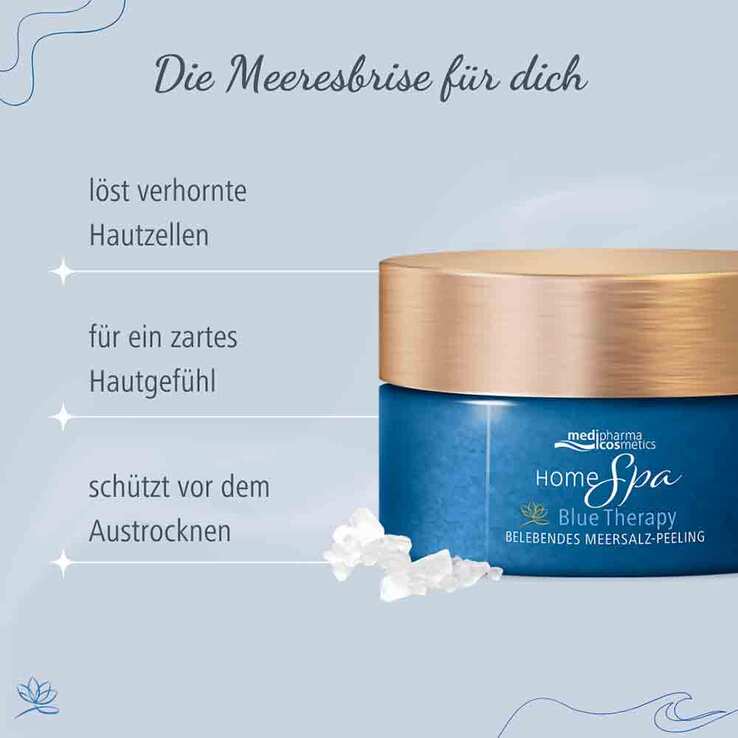 Home Spa Blue Therapy Meersalz-Peeling, 250 g