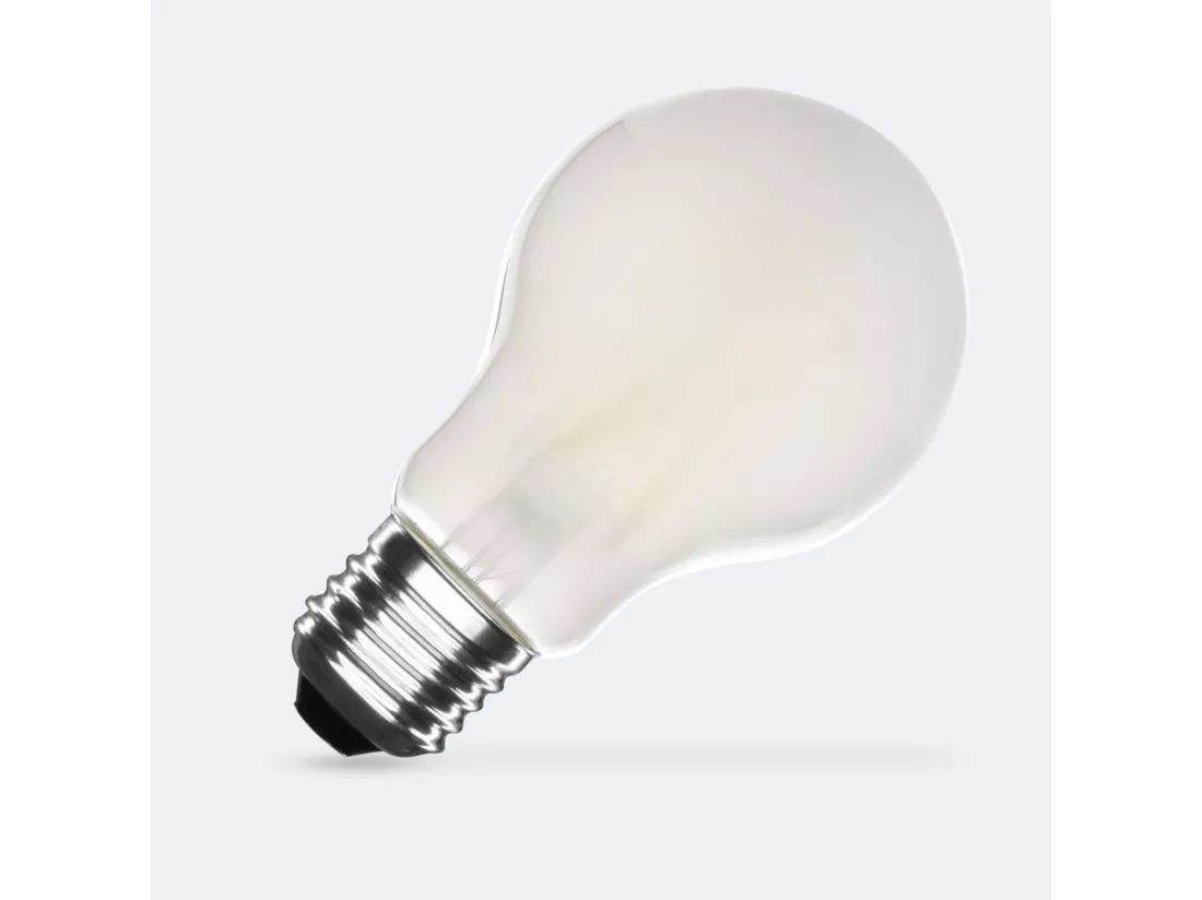 Ampoule LED Filament E27 2,3W 485lm A60 Opale Classe A Blanc Neutre 4000K