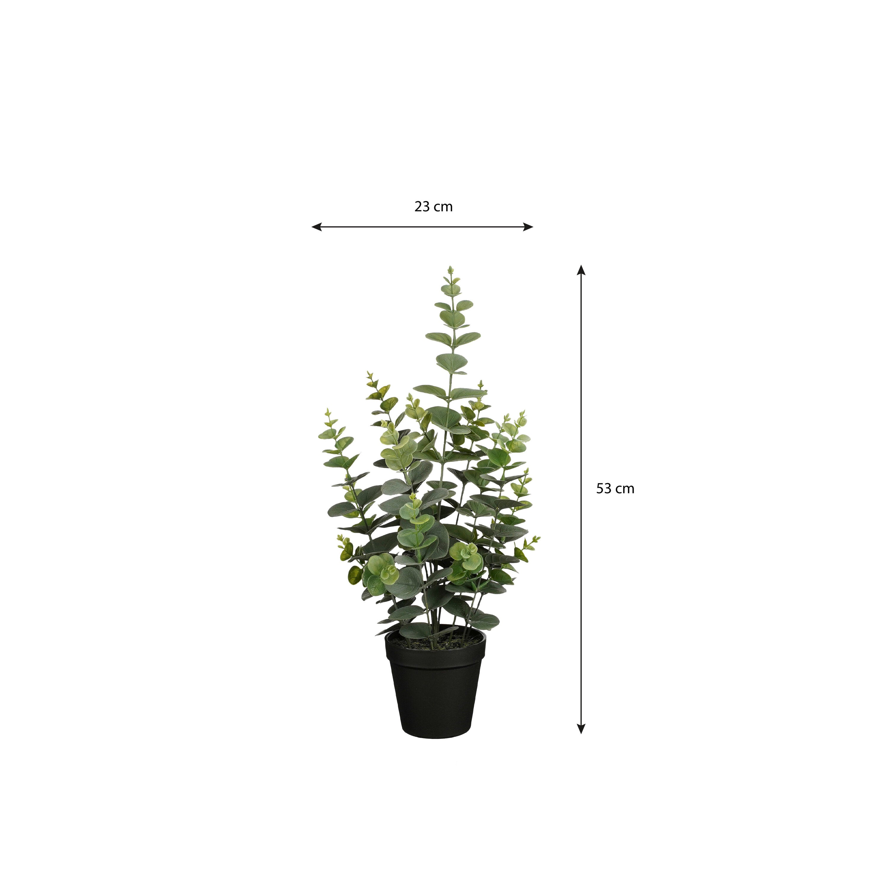 Mica Decorations Eucalyptus in pot groen - h53xd23cm